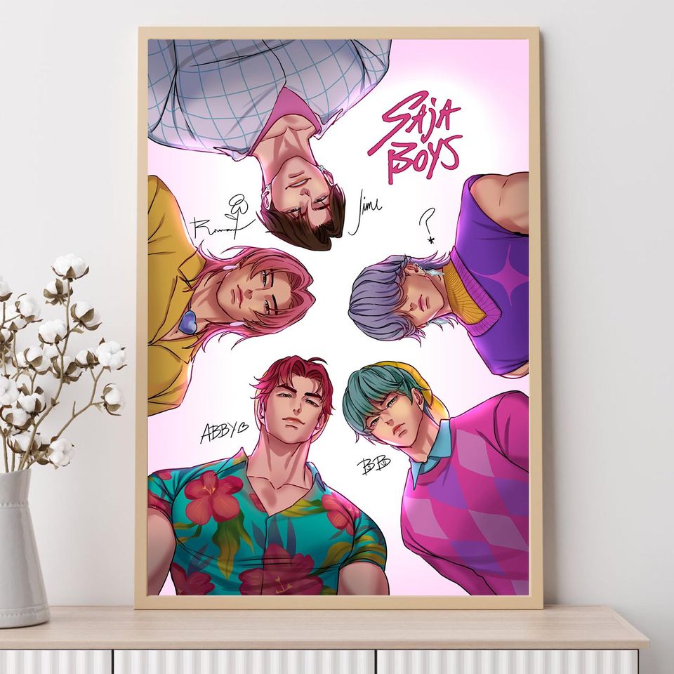 Saja boys K Pop Demon Hunters--Movie Poster