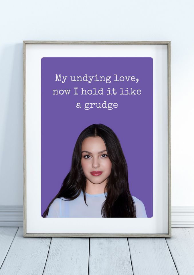 Olivia Rodrigo Poster, Olivia Rodrigo Wall Poster