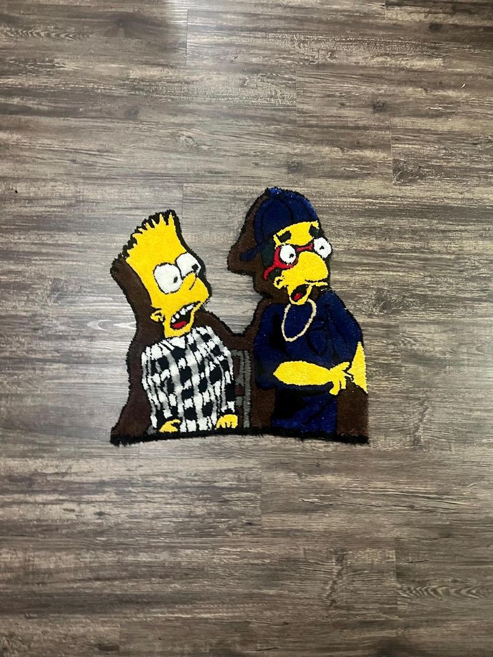 Custom Simpsons X Friday Craig & Smokey Rug