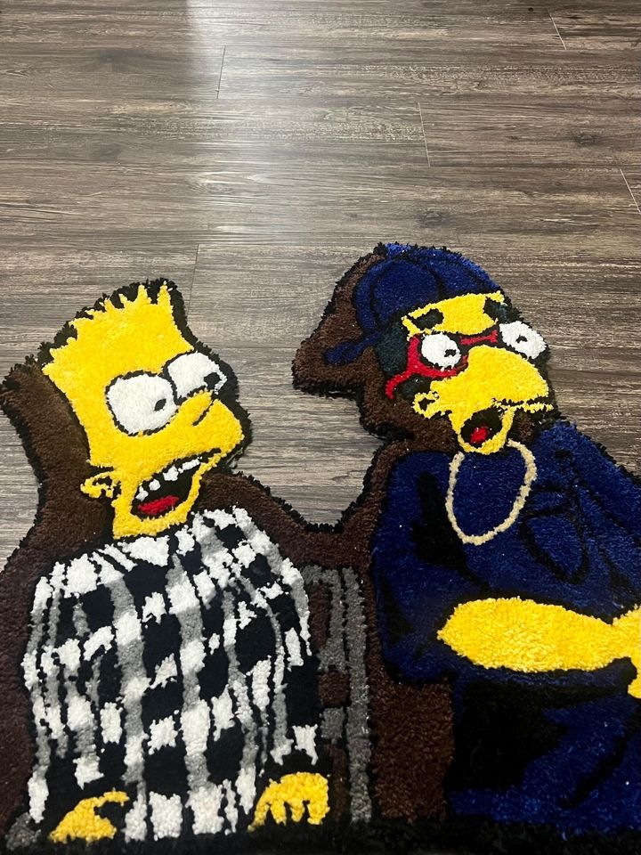 Custom Simpsons X Friday Craig & Smokey Rug