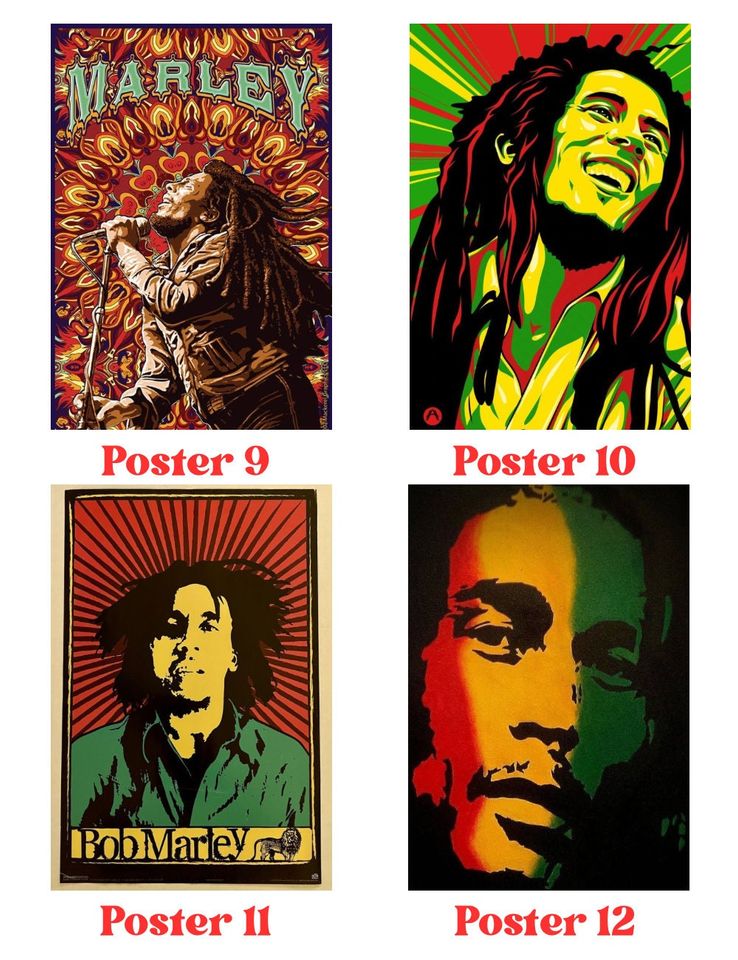 Bob Marley One Love 2024 Poster, Bob Marley Poster