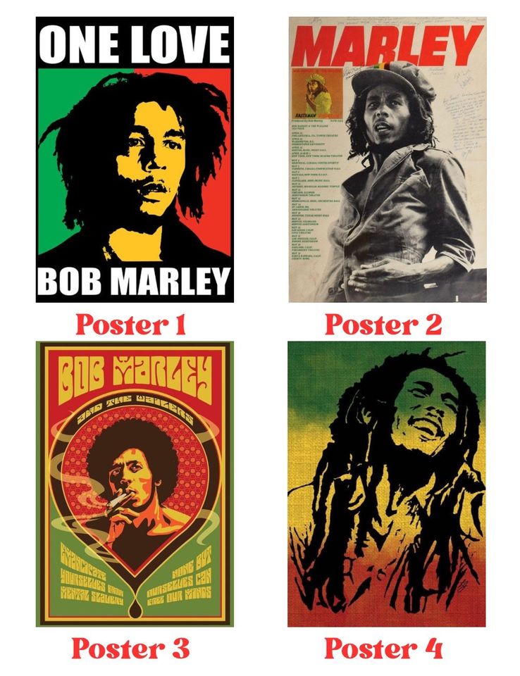 Bob Marley One Love 2024 Poster, Bob Marley Poster