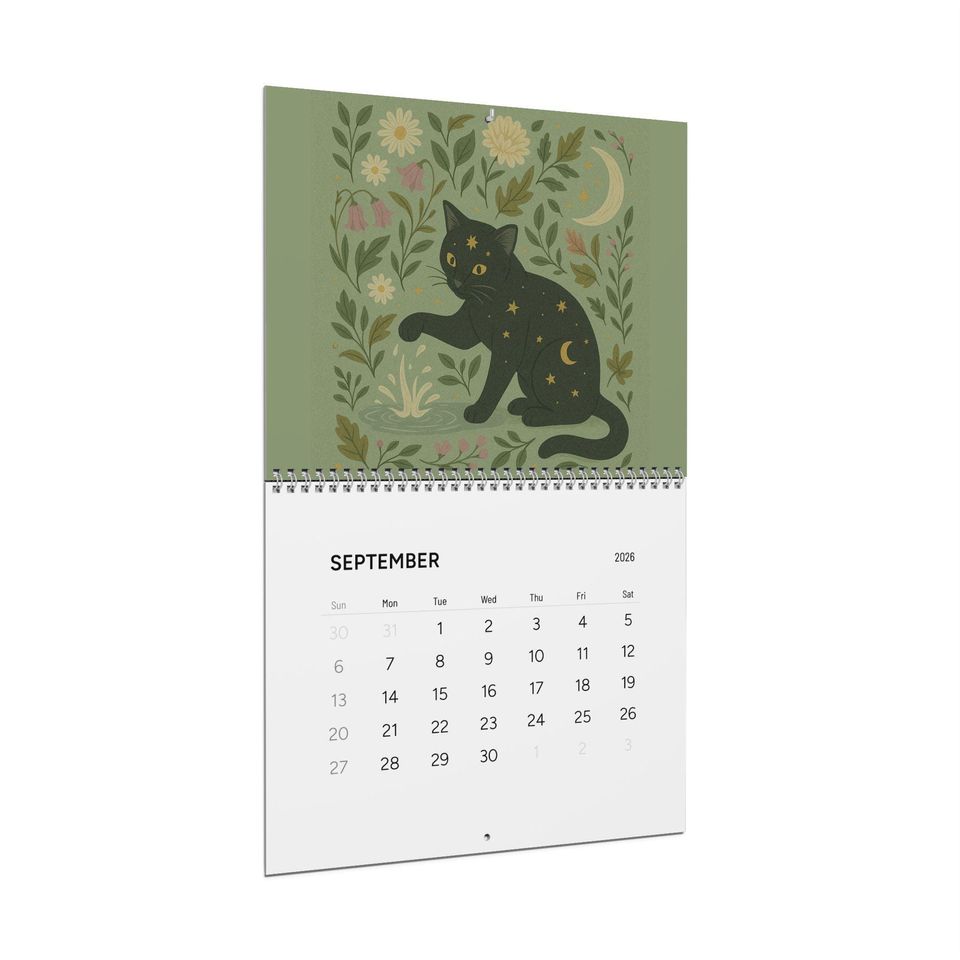 Cat Calendar 2026 Wall Calendar for Cat Lovers and Gift Items