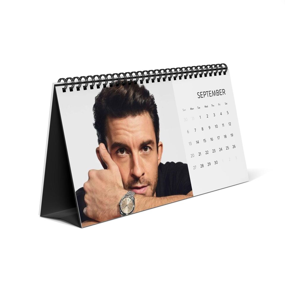 Jonathan Bailey 2026 Desk Calendar Bridgerton Anthony & Kate Romance