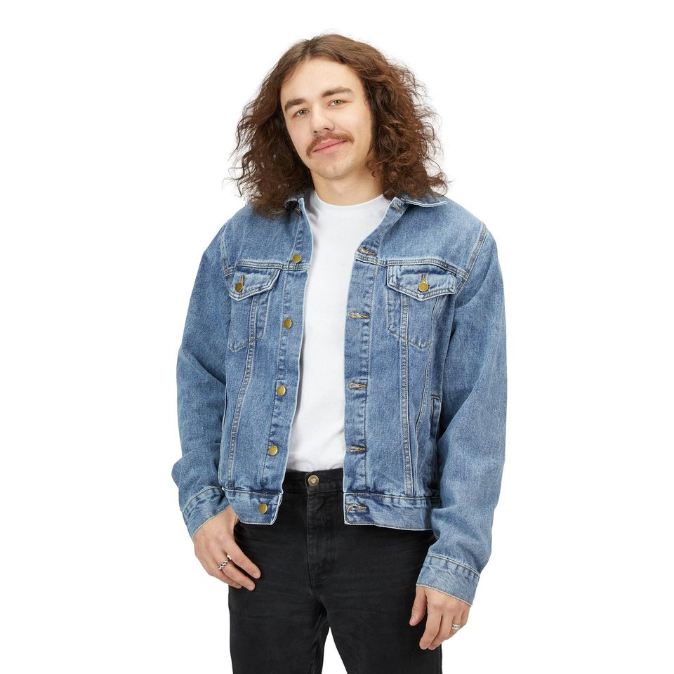Bart Simpson Chillin Mens Denim Jacket