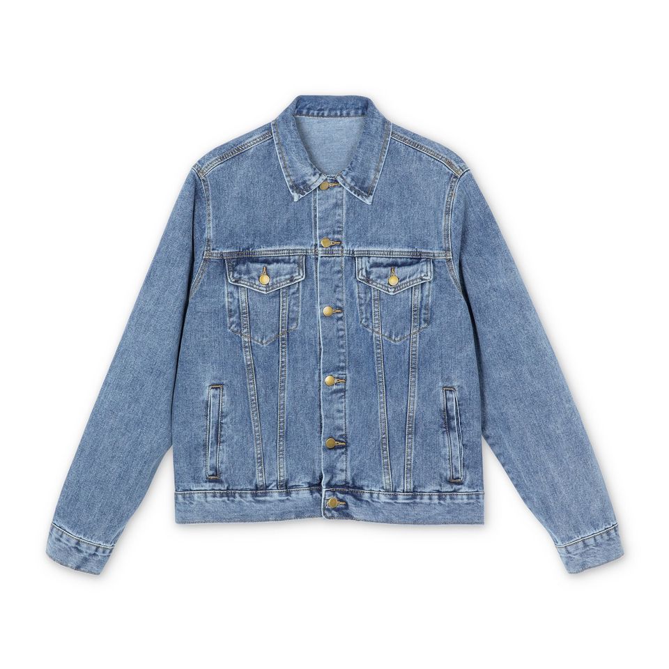 Bart Simpson Chillin Mens Denim Jacket