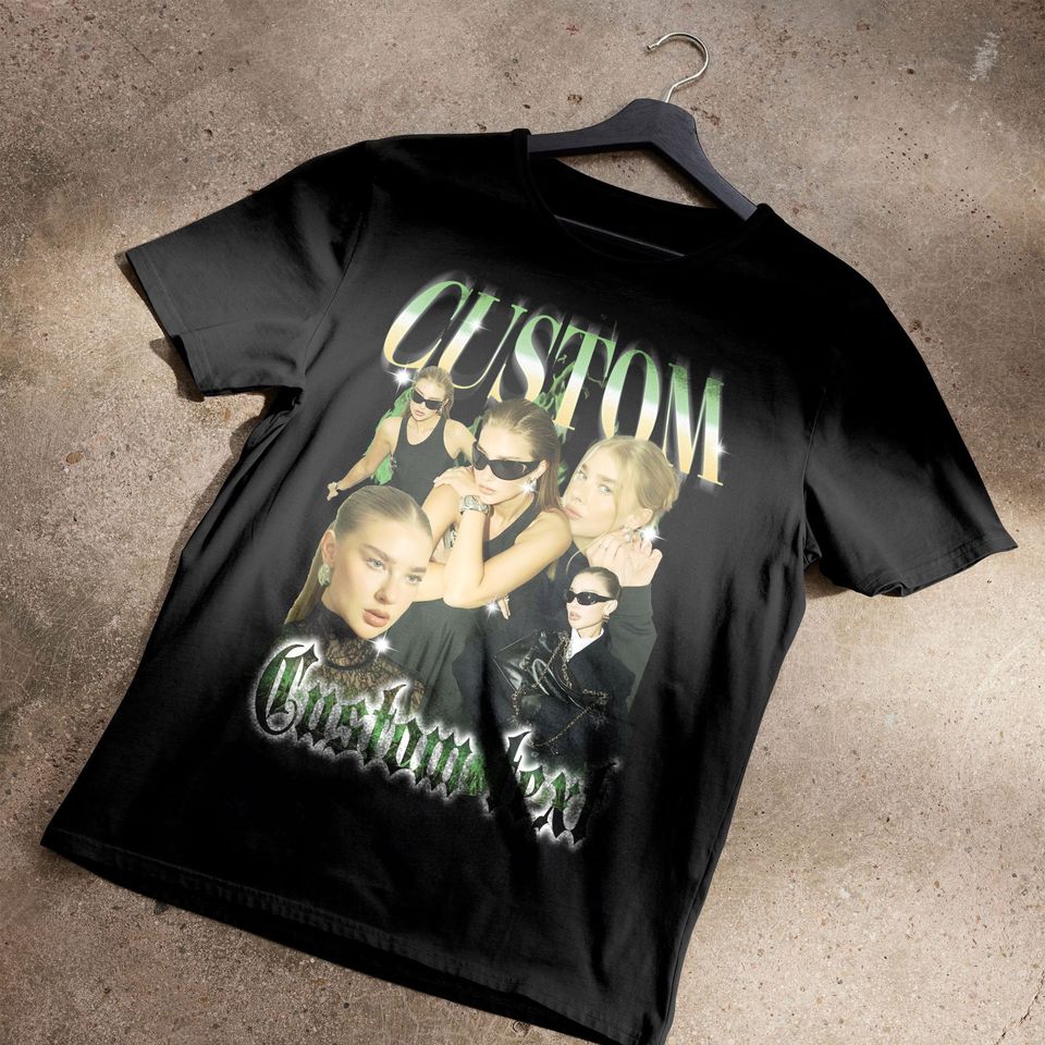 Personalized Bootleg Shirt, Custom Photo Shirt