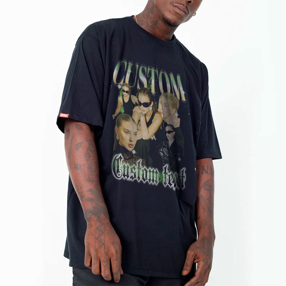 Personalized Bootleg Shirt, Custom Photo Shirt