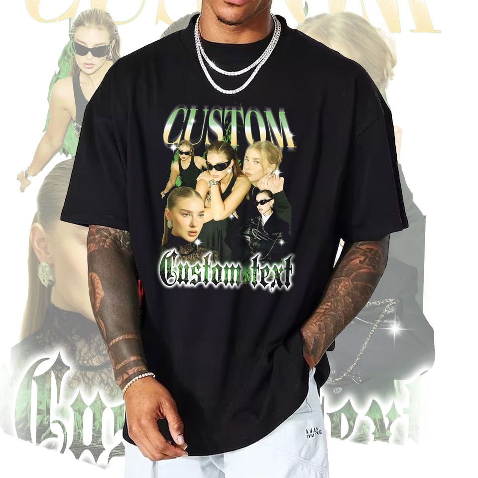 Personalized Bootleg Shirt, Custom Photo Shirt