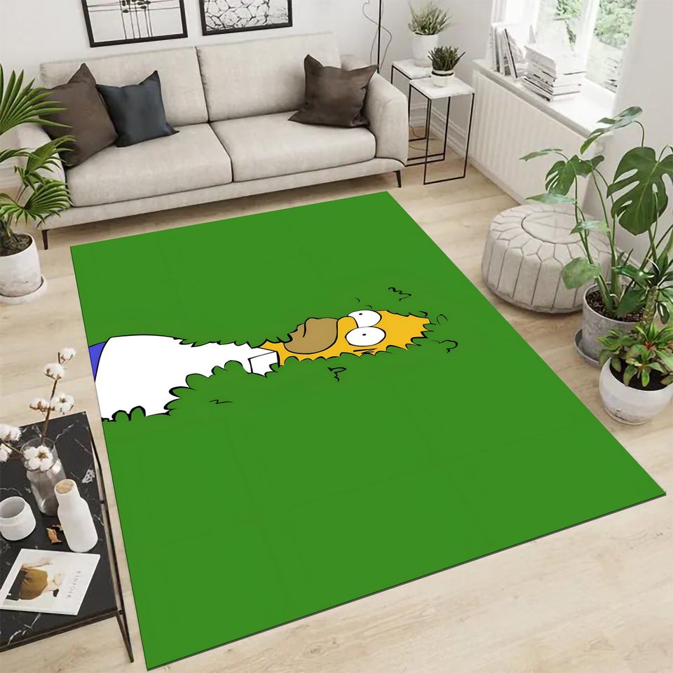 The Simpsons Rug, Funny Cartoon Design, Area Rug