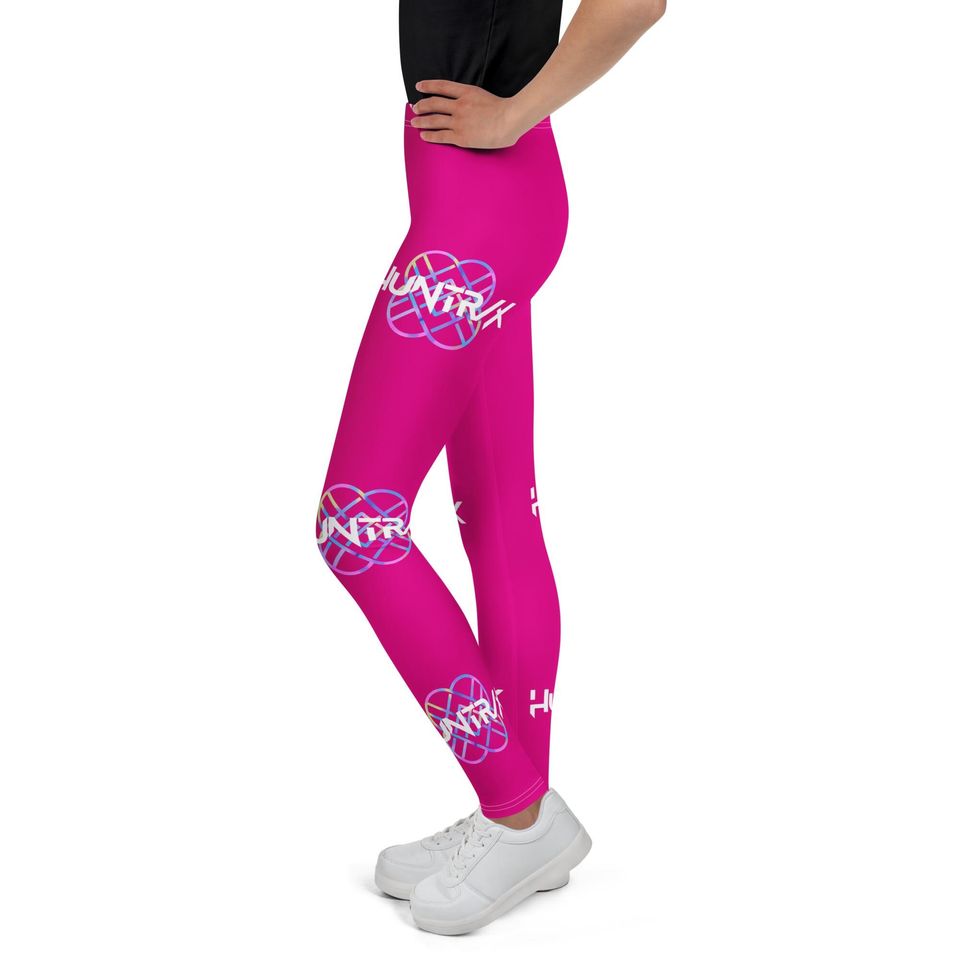Pink Huntrix Youth Leggings