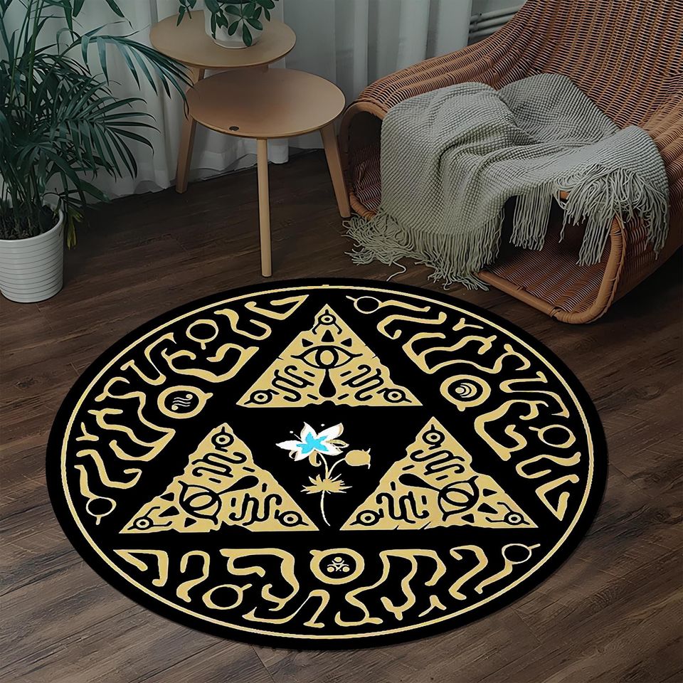 Legend of Zelda Rug: Round Gamer Carpet