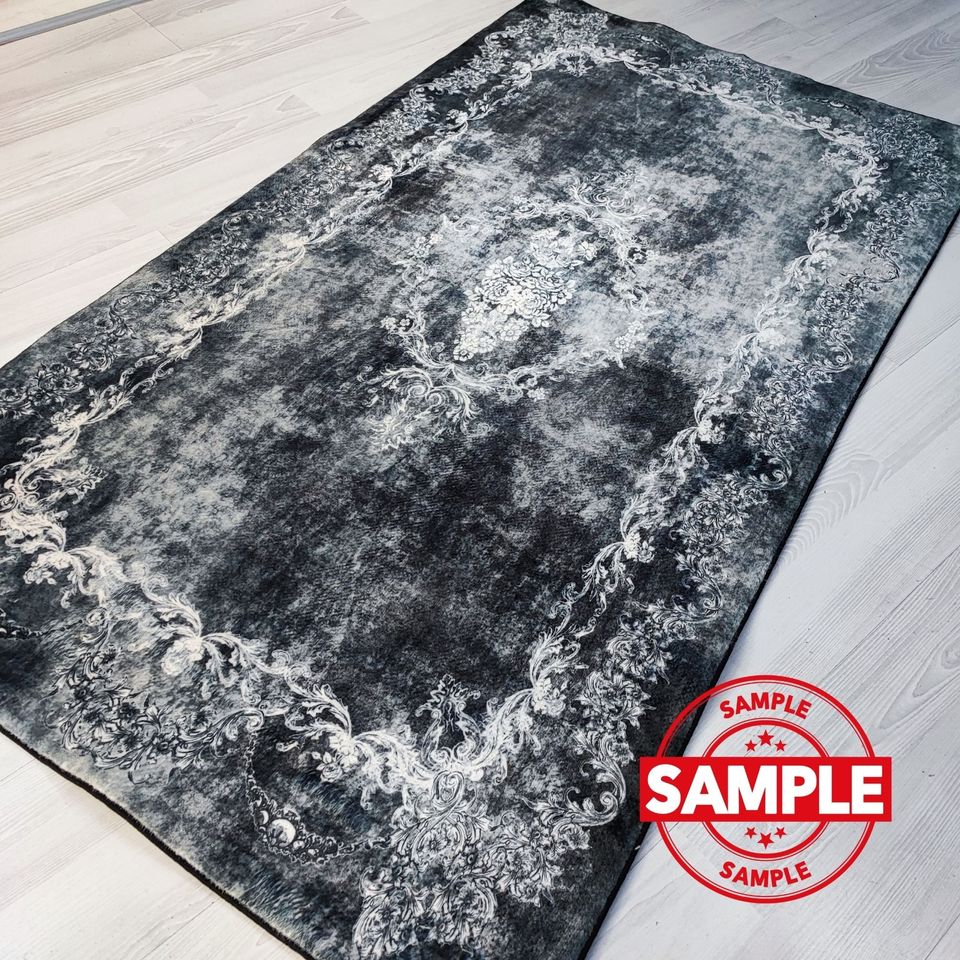 Basketball Team Logo Rug: Non-Slip Sports Floor Mat
