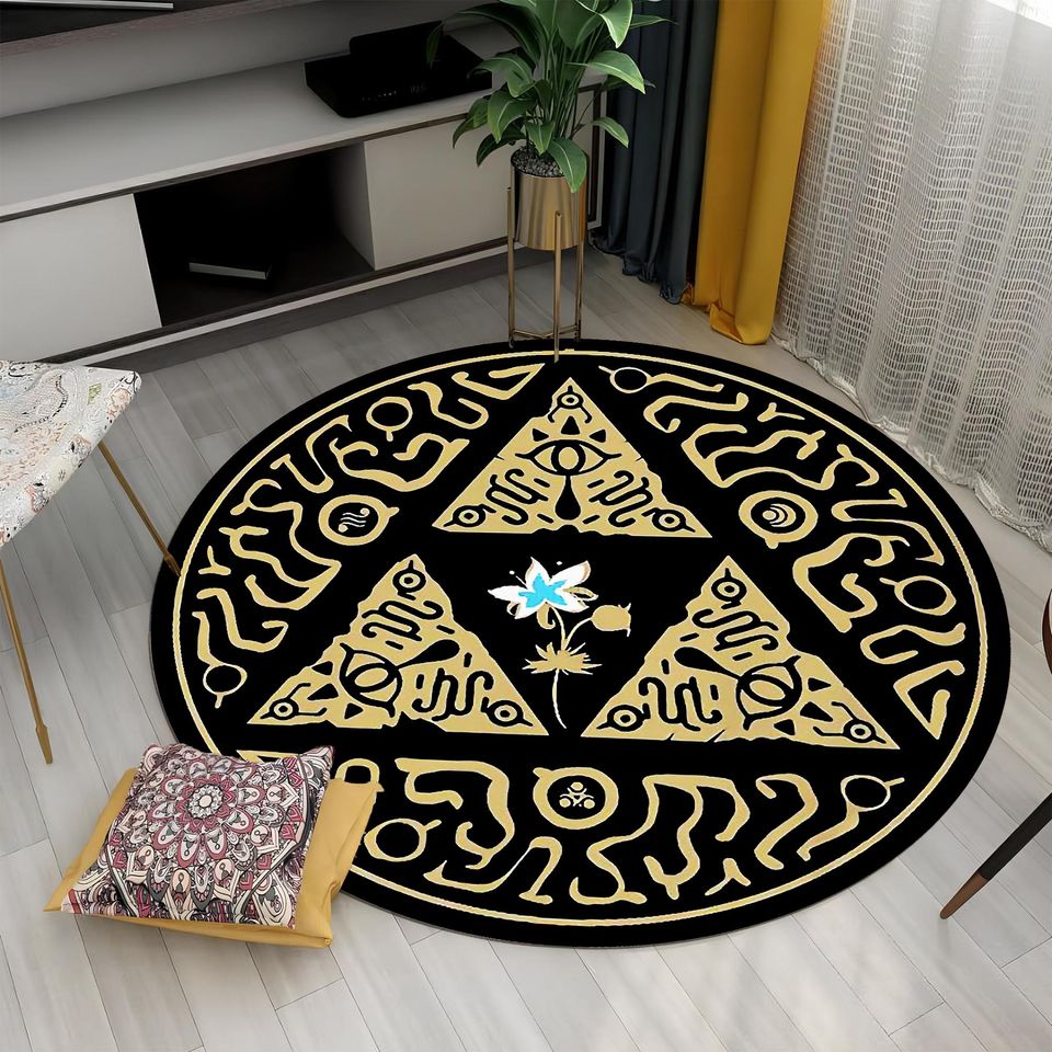 Legend of Zelda Rug: Round Gamer Carpet