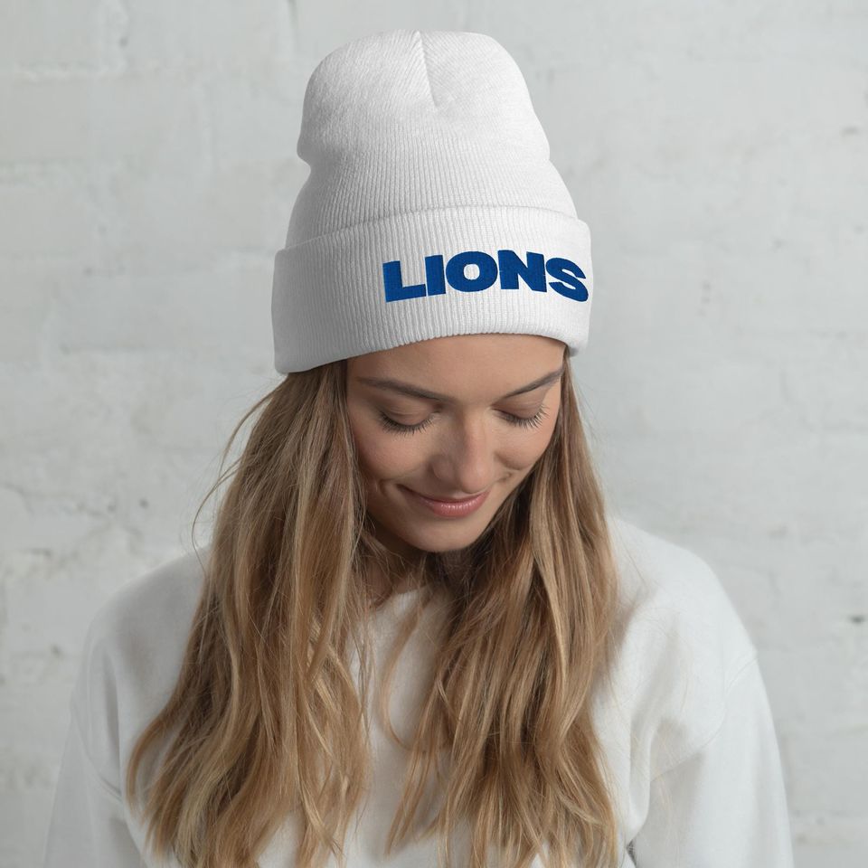 Detroit Lions Cuffed Beanie