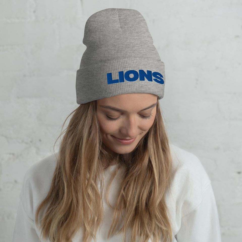 Detroit Lions Cuffed Beanie