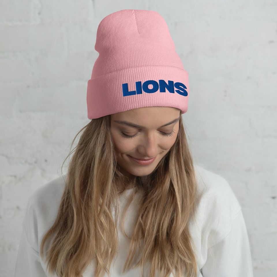 Detroit Lions Cuffed Beanie