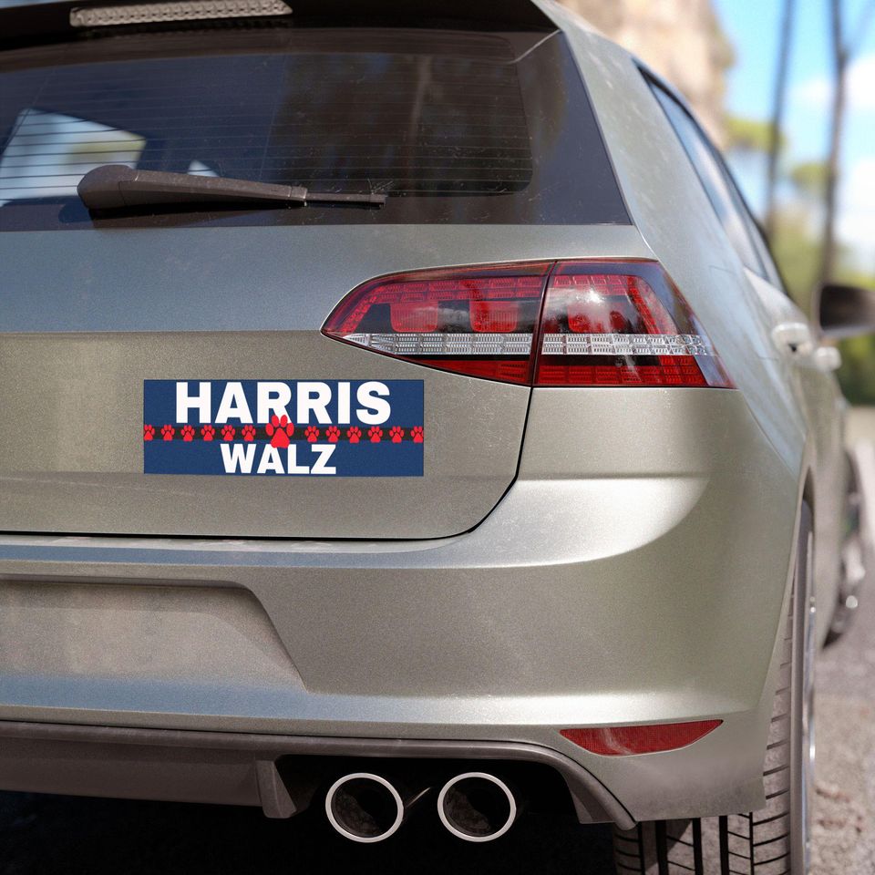 Kamala Harris Car Magnet - Childless Cat Lady