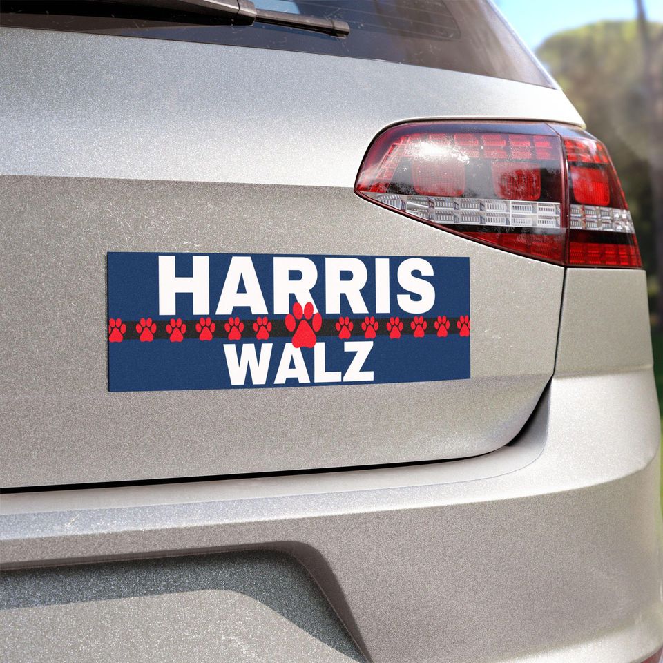 Kamala Harris Car Magnet - Childless Cat Lady