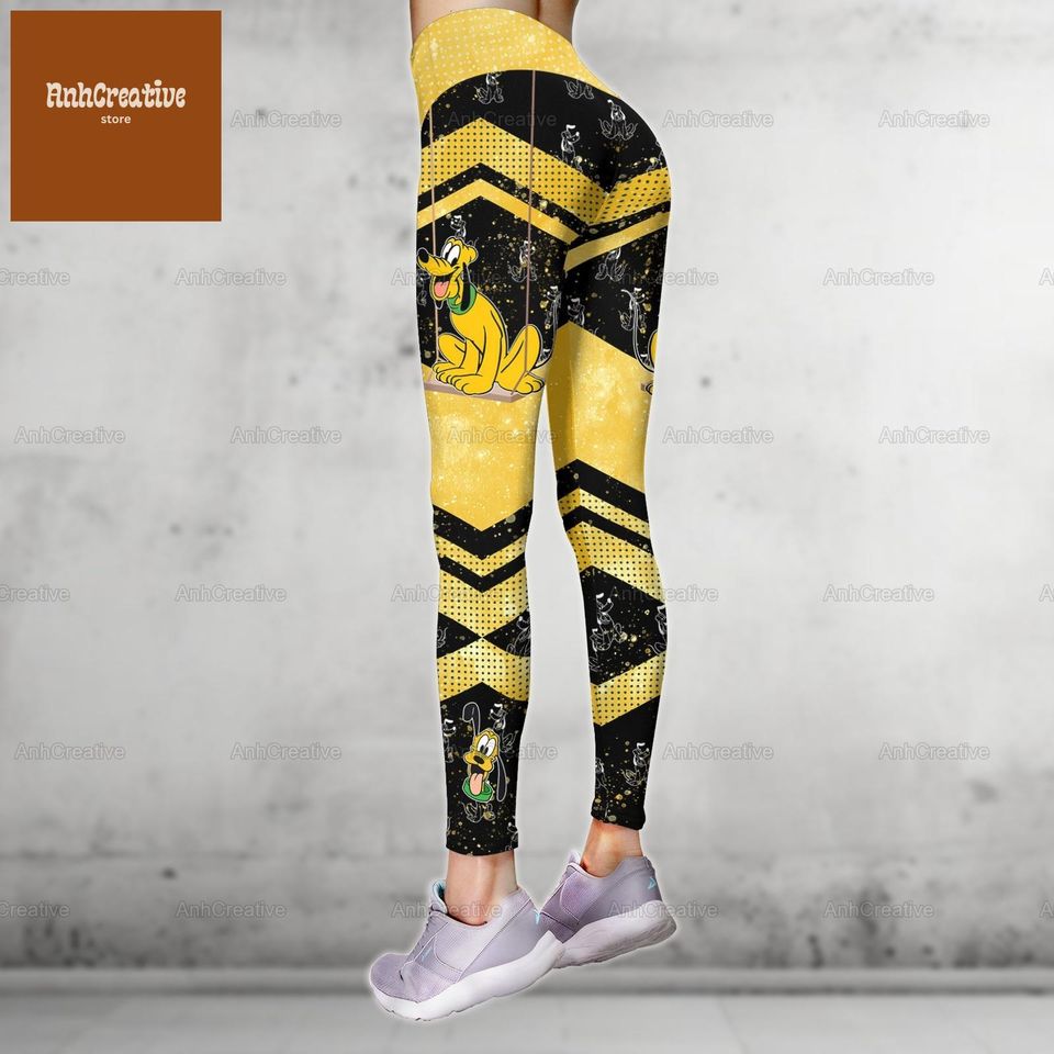 Disney Pluto Hoodie And Leggings, Custom Pluto Dog Hoodie, Leggings