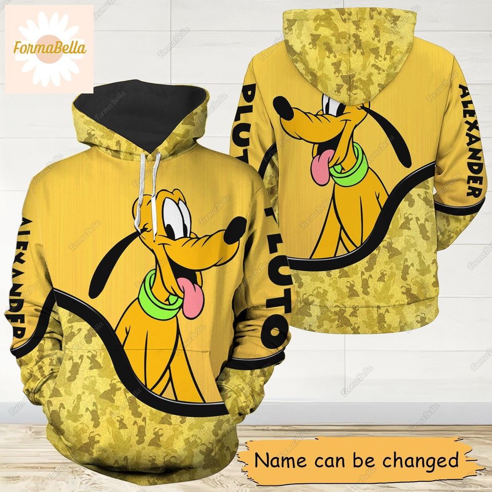 Pluto Hoodie, Disney Pluto Leggings, Pluto Women's Leggings, Pluto Dog Hoodie