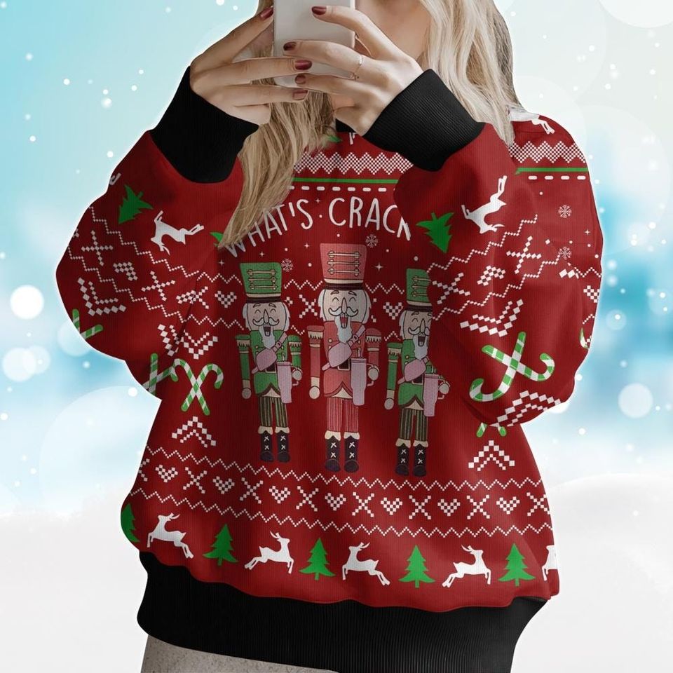 Nutcracker Christmas Ugly Sweater - Soldiers Holiday Sweatshirt