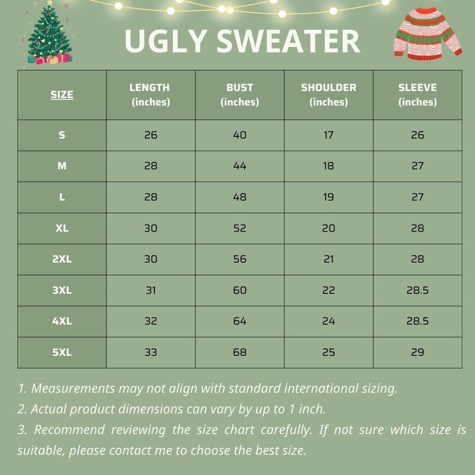 Happy Holidays Ugly Christmas Sweater