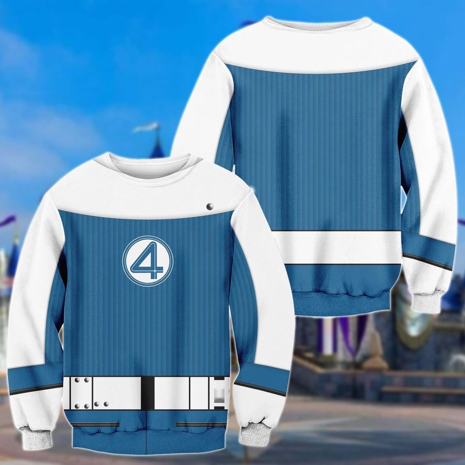Johnny Storm Sweatshirt, Fantastic Four Costume Shirt, Human Torch Hoodie, Johnny Storm 3D Shirt, Fantastic 4 Movie Gift