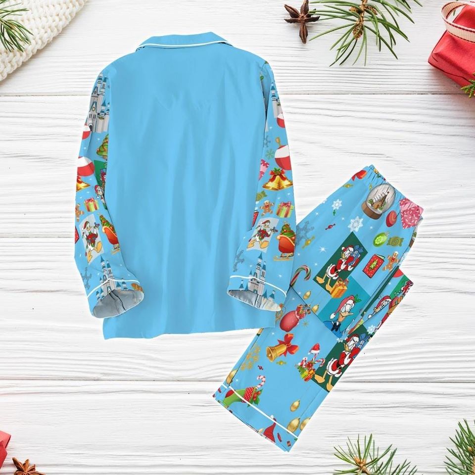 Disney Donald Christmas Pajamas, Donald Duck Holiday Pajamas