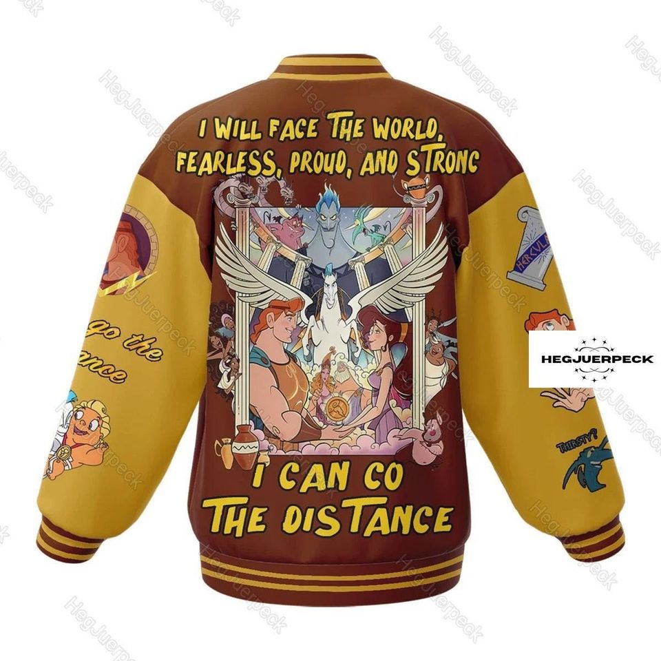 Hercules Jacket Men, Hercules Baseball Jacket, Disney Hercules Jacket