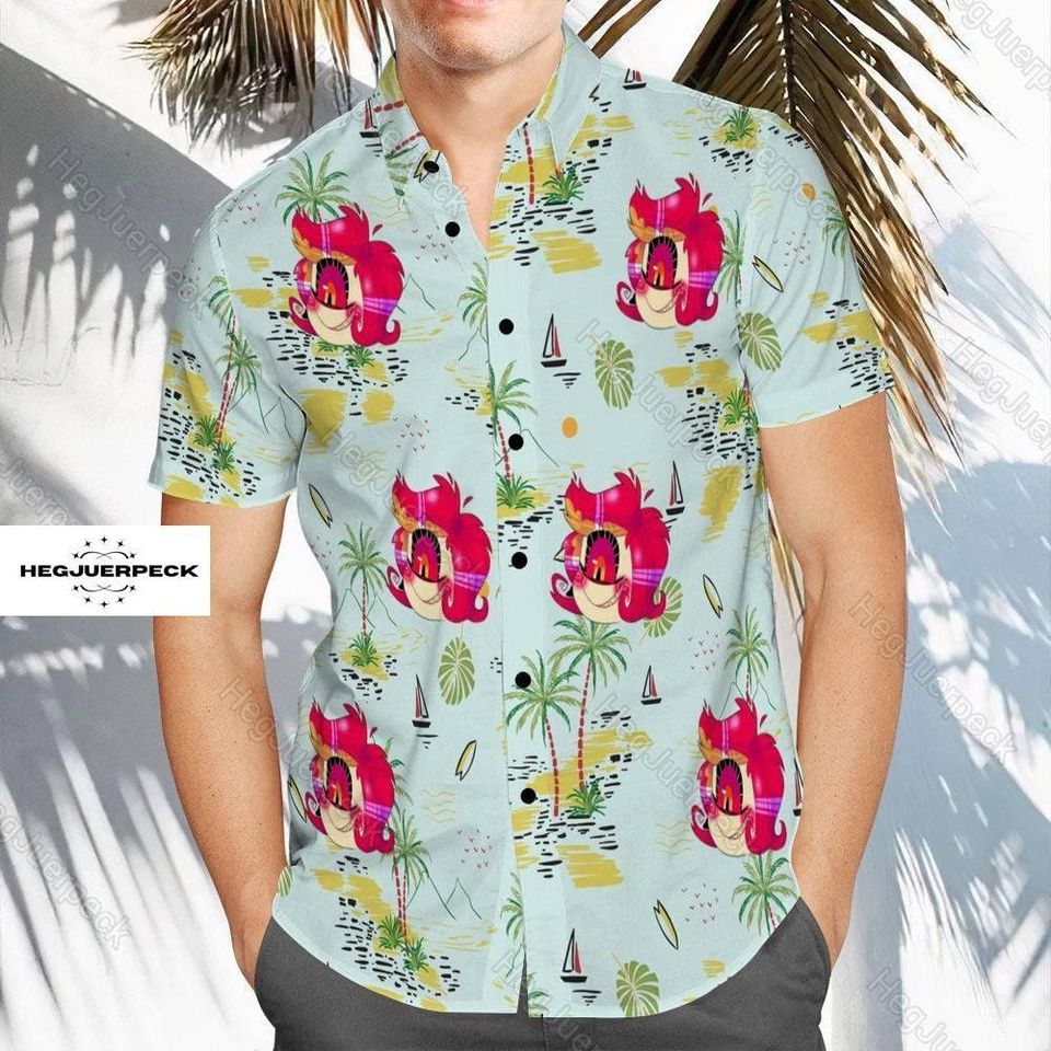 Hazbin Hotel Hawaiian Shirt, Niffty Hazbin Hotel Shirt