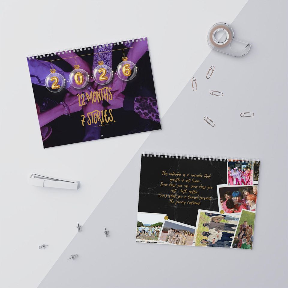 BTS Through the Eras 2026 Calendar