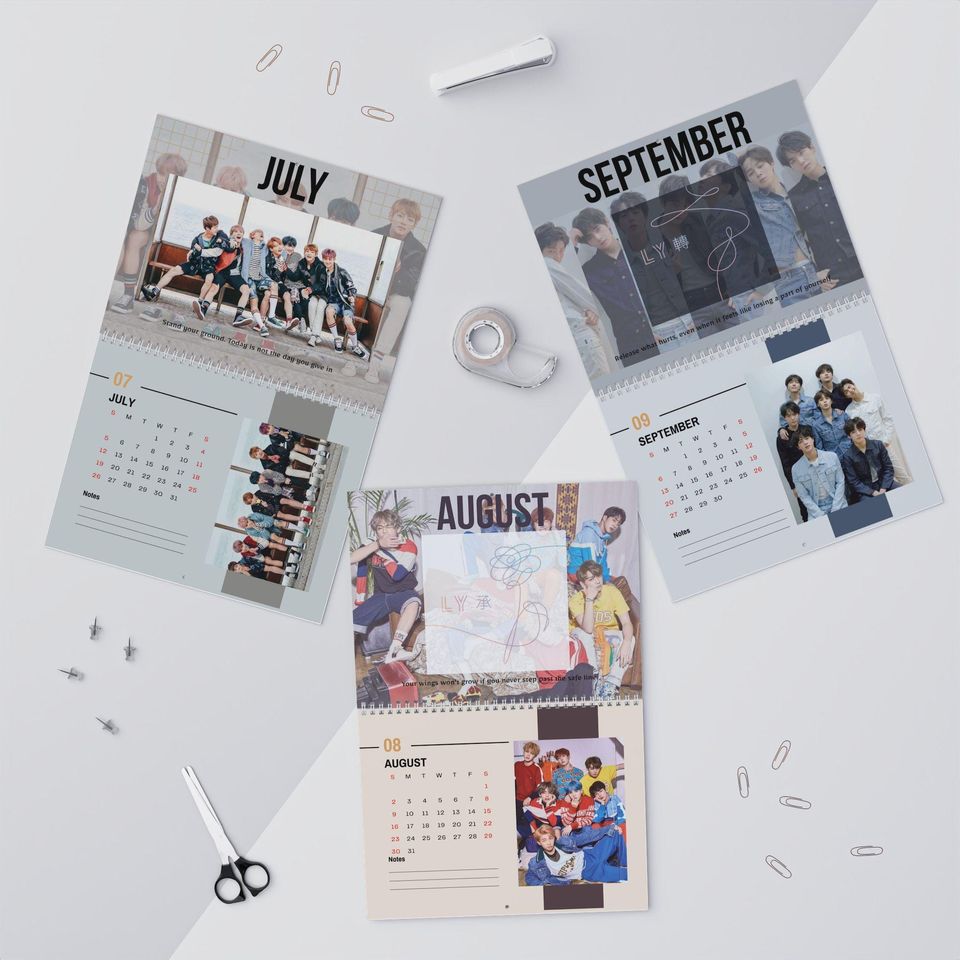 BTS Through the Eras 2026 Calendar