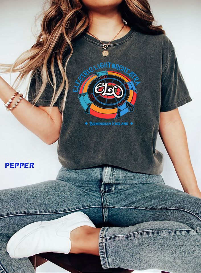 Jeff Lynne'S Elo Rock Band New Gildan T-Shirt