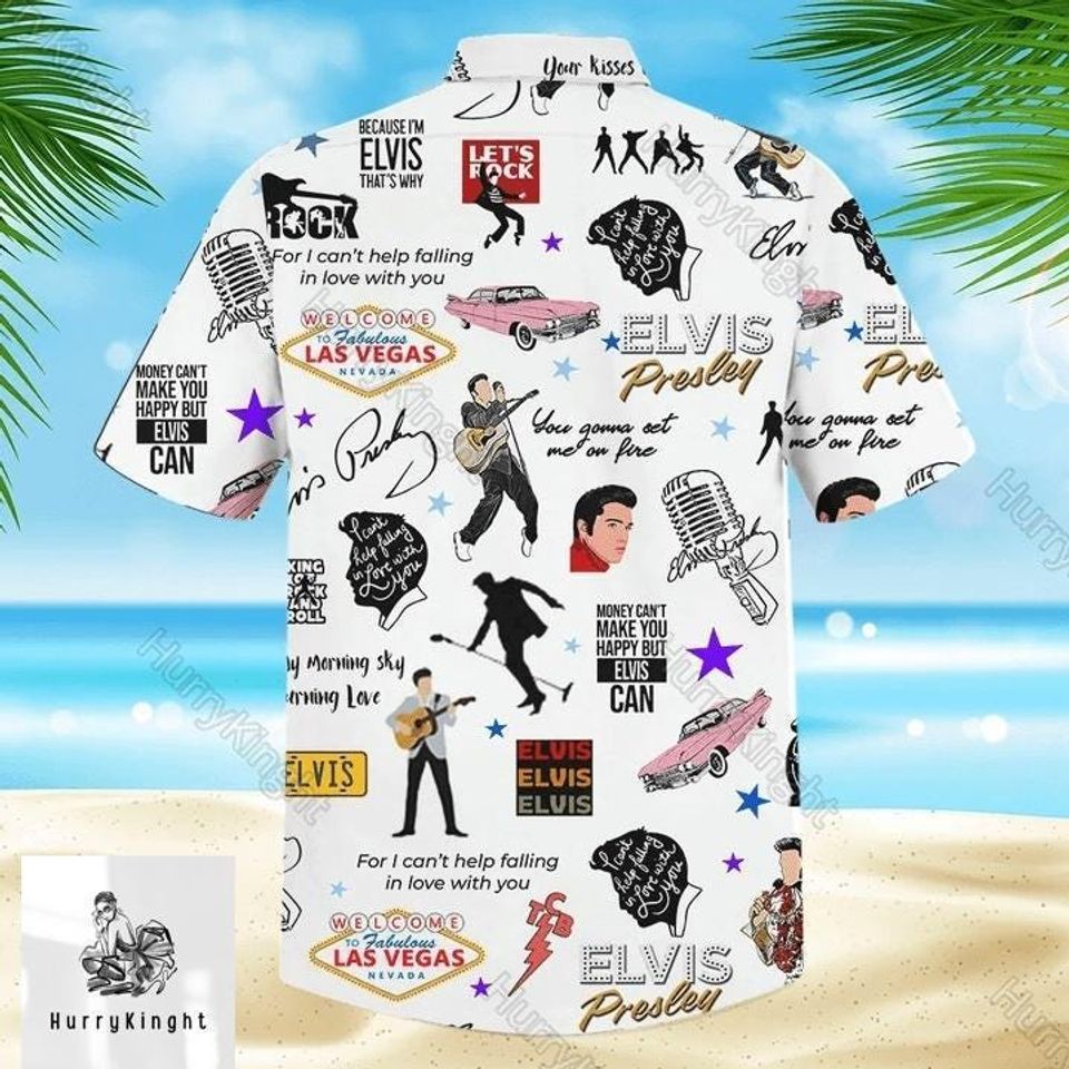 Elvis Presley Hawaiian Shirt, Elvis Presley Button Shirt, Rock And Roll Shirt, Elvis Presley Merch Shirt, Elvis Presley Tour Shirt