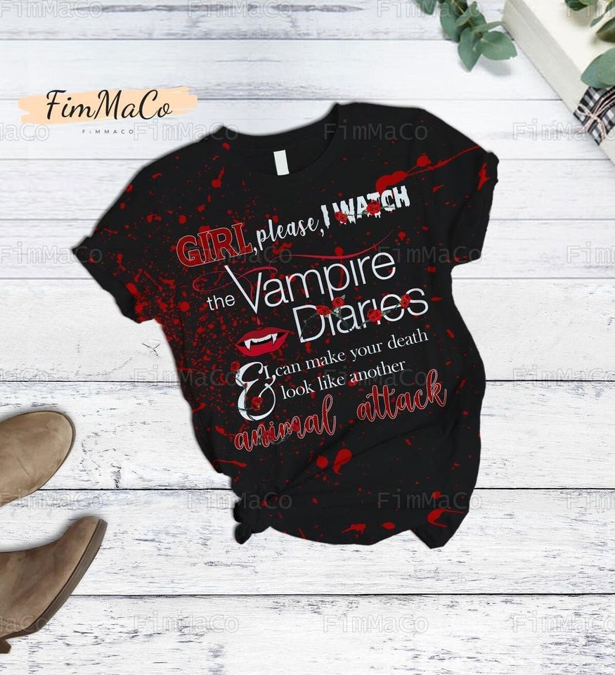 Personalized Vampire Diaries Short Pajama Sets, Vampire Diaries Merch