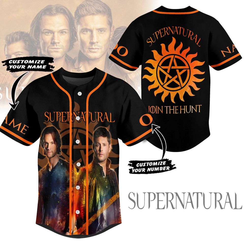 Supernatural Jersey Shirt, Custom Supernatural Jersey