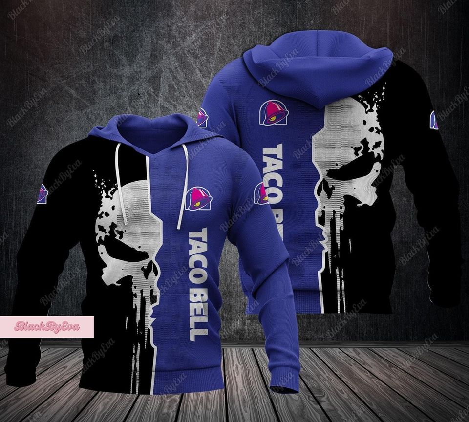 Taco Bell Cake Hoodie, Taco Bell Hot Sauce Hoodie, Taco Bell 3D Hoodie