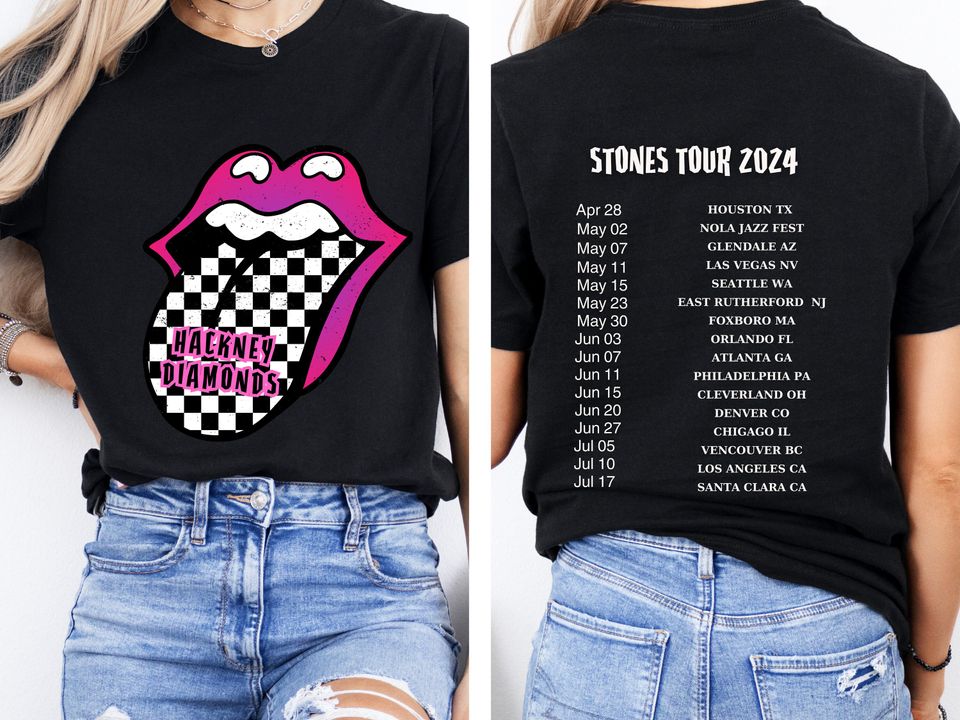 Rolling Stones tshirt, Graphic Tee, Distressed Band Shirt