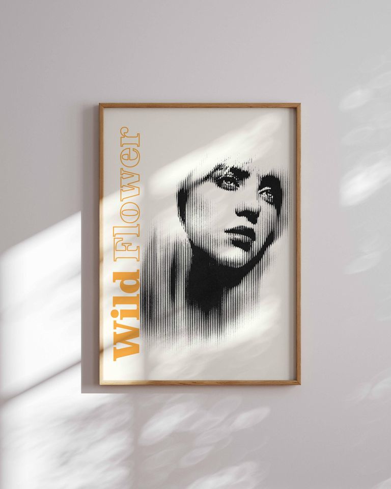 Billie Eilish Wildflower Poster - Premium Matte Vertical Poster for Home & Living