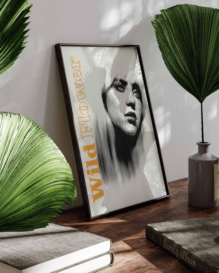 Billie Eilish Wildflower Poster - Premium Matte Vertical Poster for Home & Living