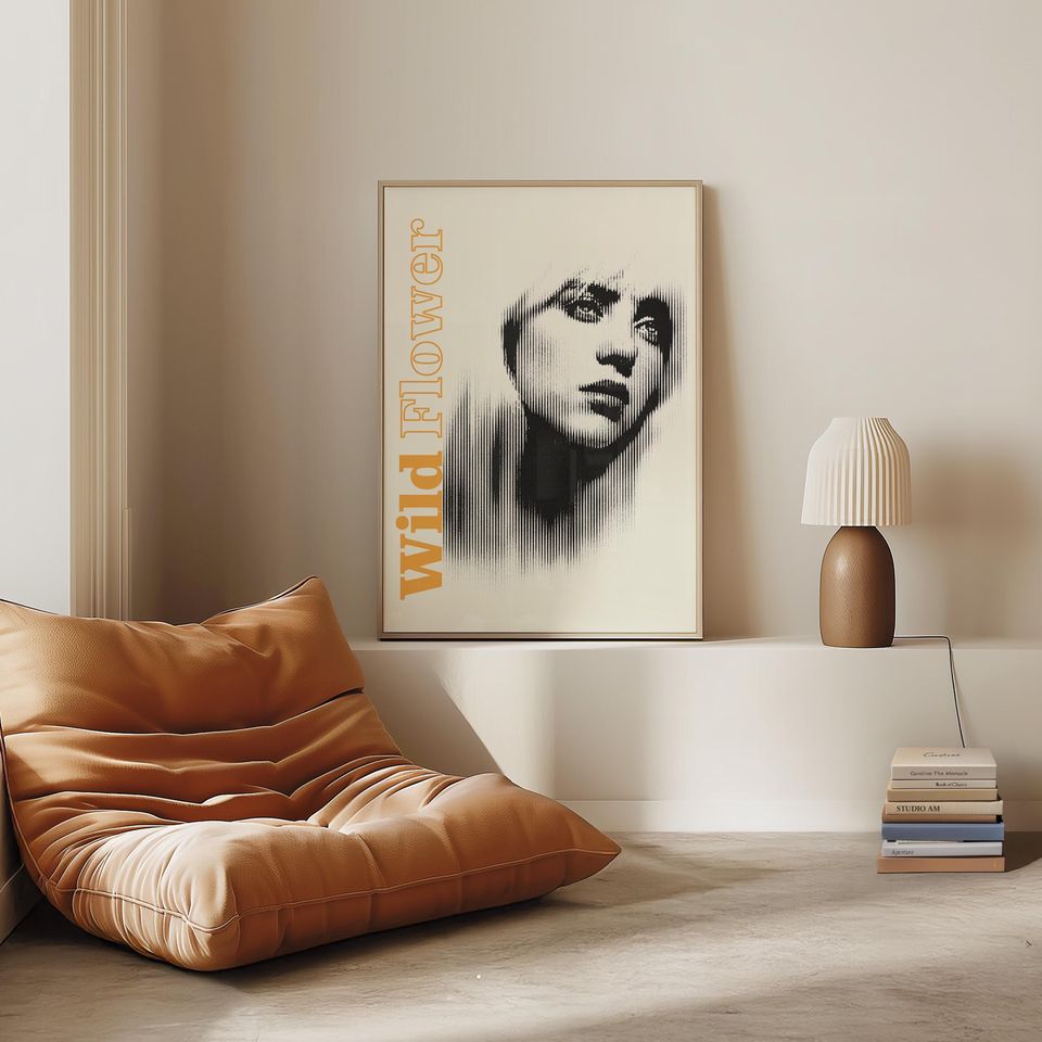 Billie Eilish Wildflower Poster - Premium Matte Vertical Poster for Home & Living