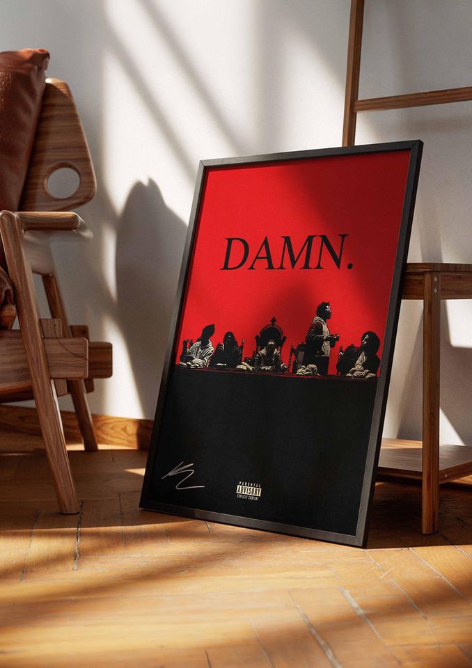 Kendrick Lamar DAMN. Posters | Home Decor | Wall Decor