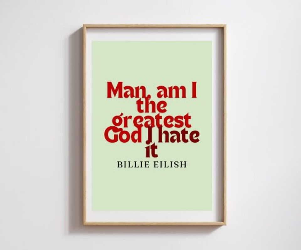 BILLIE EILISH Hit Me Hard And Soft Fan Art