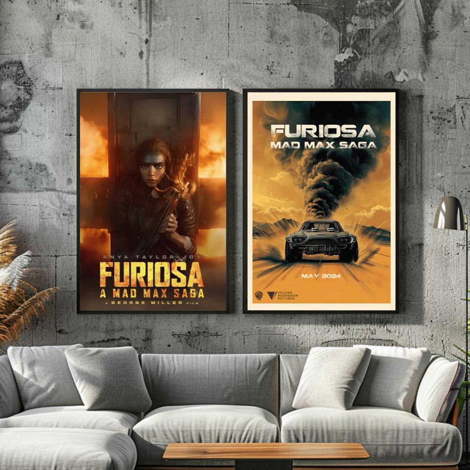 Furiosa Mad max saga posters, Movie Poster