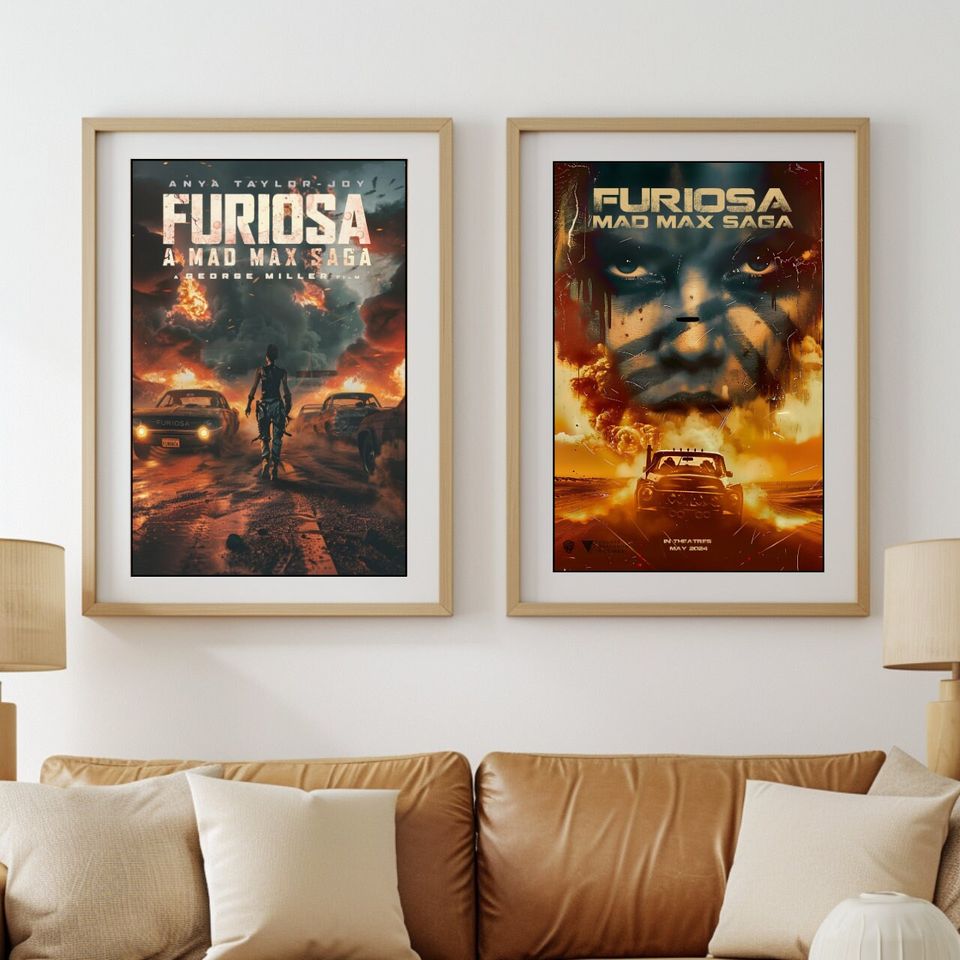 Furiosa Mad max saga posters, Movie Poster