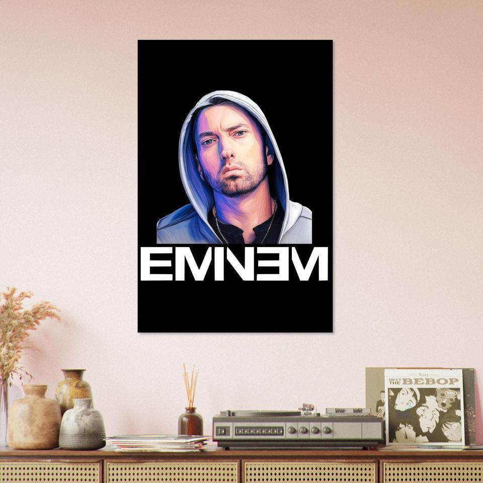 Eminem Poster Poster for Bedroom, Game Room, Dorm