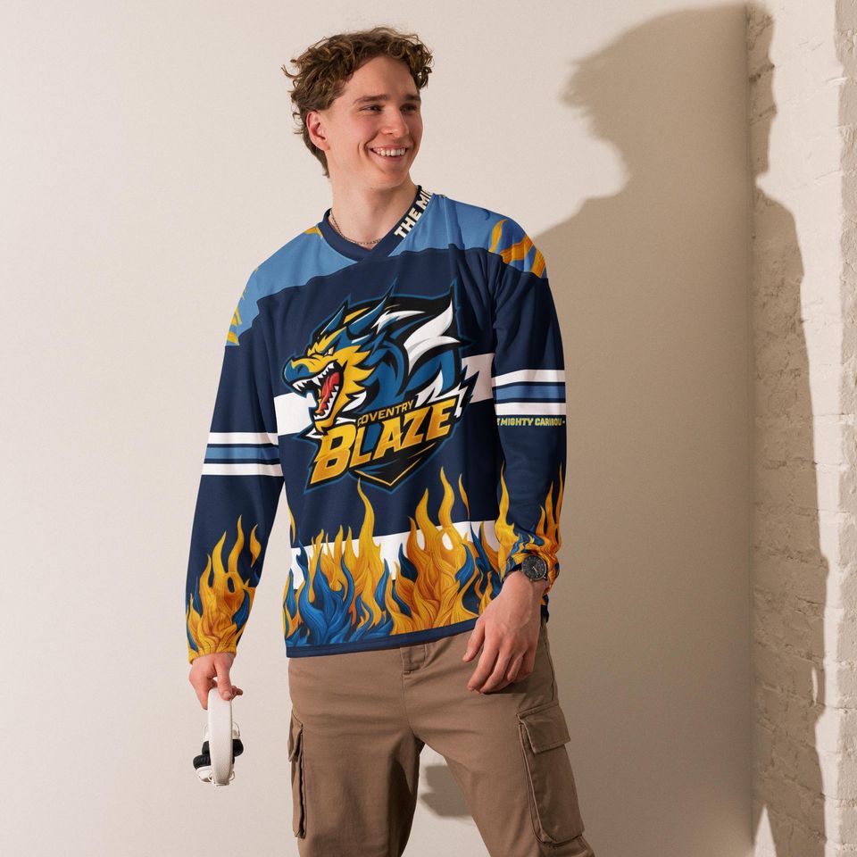 Coventry Blaze EIHL Team, Fan Made, Ice Hockey Jersey