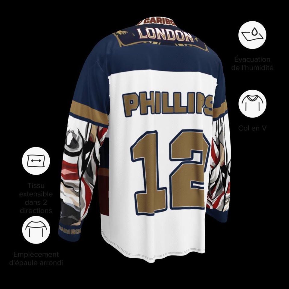 London Knights Ice Hockey Jersey Fan Merch Recycled hockey