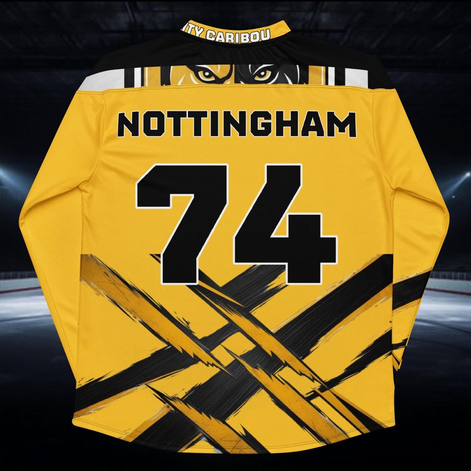 Nottingham Panthers EIHL Team, Fan Made, Ice Hockey Jersey